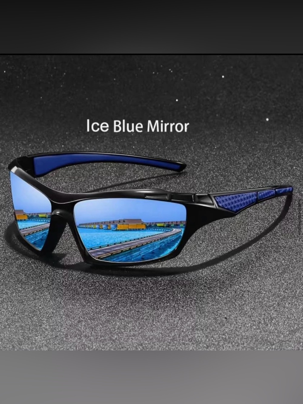 Blue Mirror Sunglasses